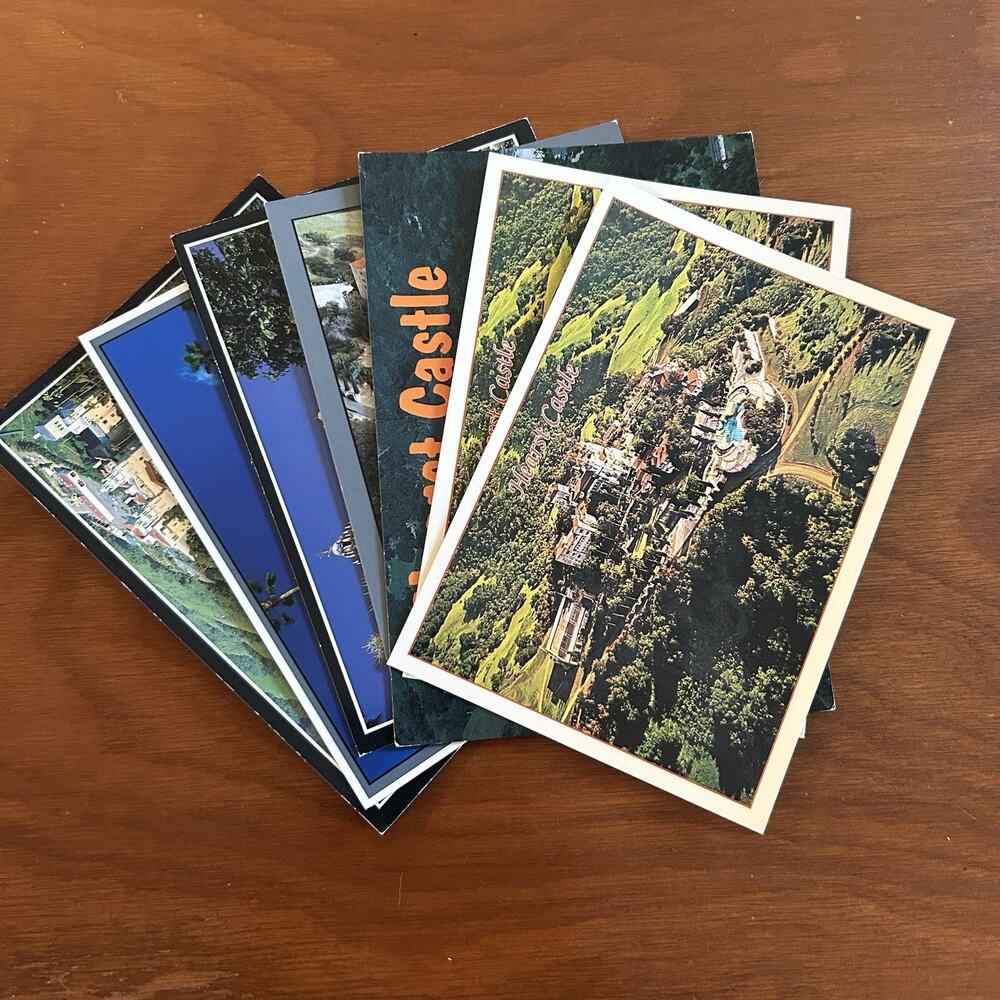 Lot Of 7 Hearst Castle Vintage Post Cards San Simeon California Retro Travel